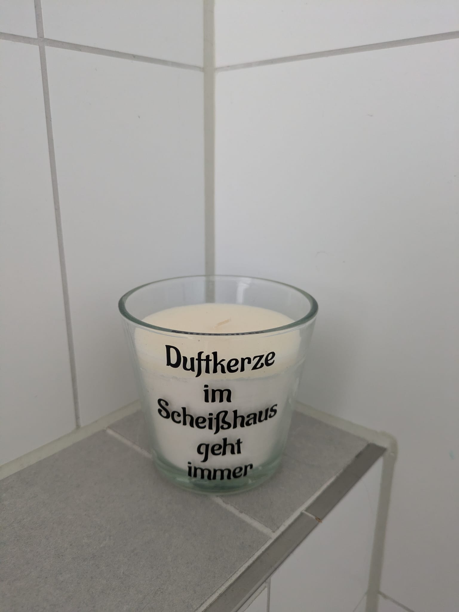 Kerze Scheißhaus