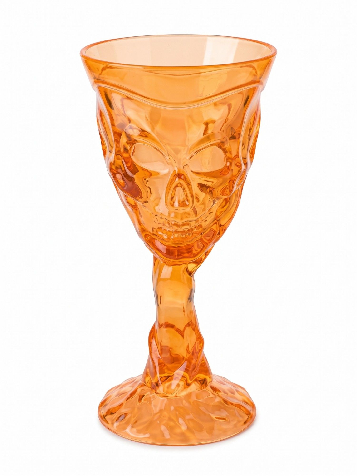 Skull Getränkebecher lila oder orange und schwarz