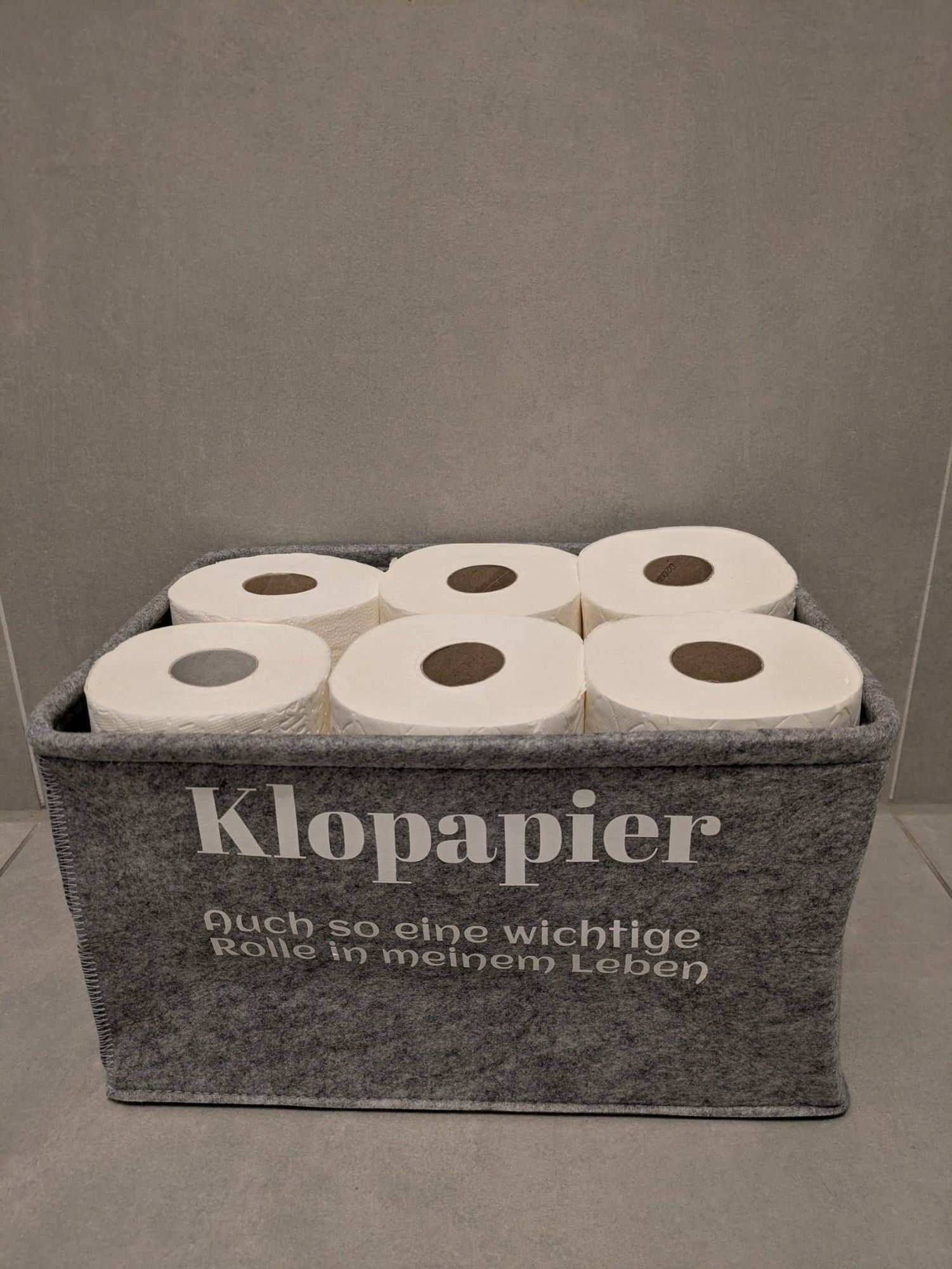 Aufbewahrungsbox Klopapier