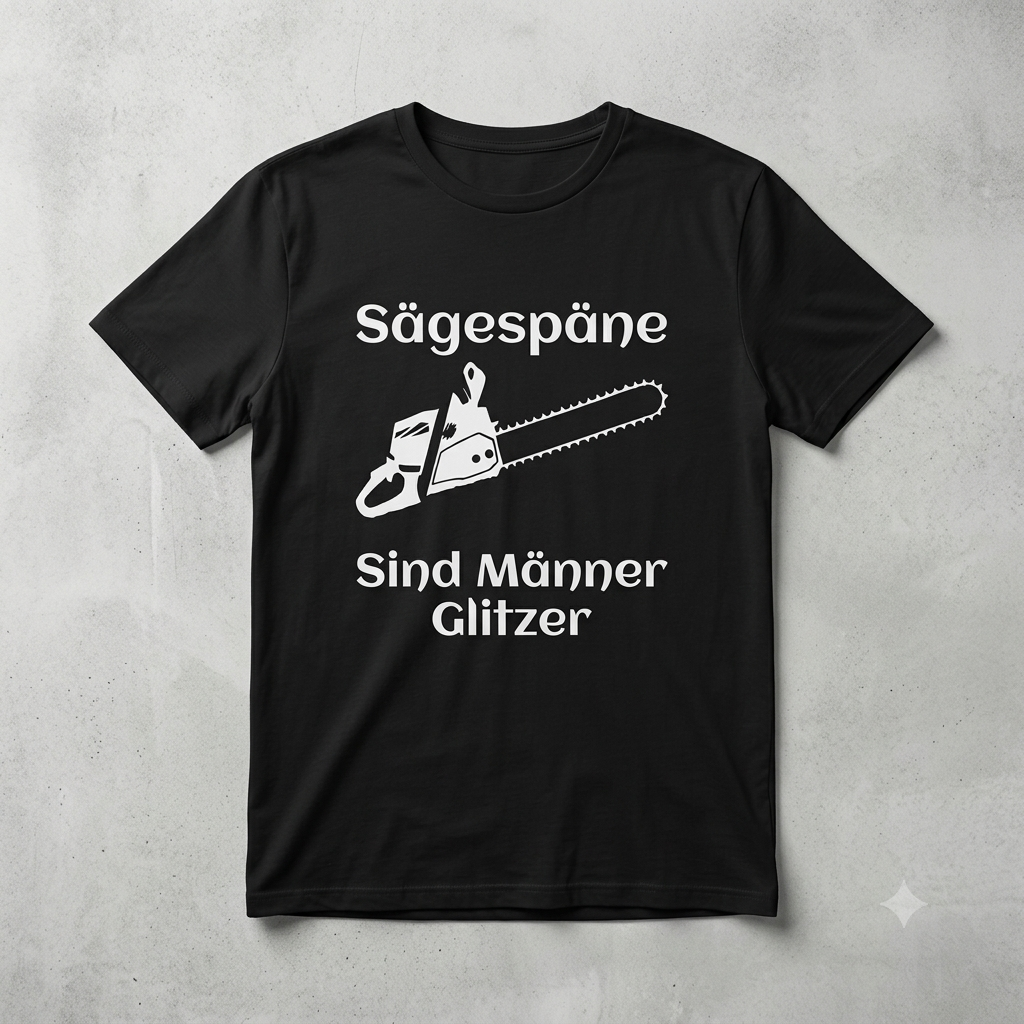 T-Shirt Männerglitzer