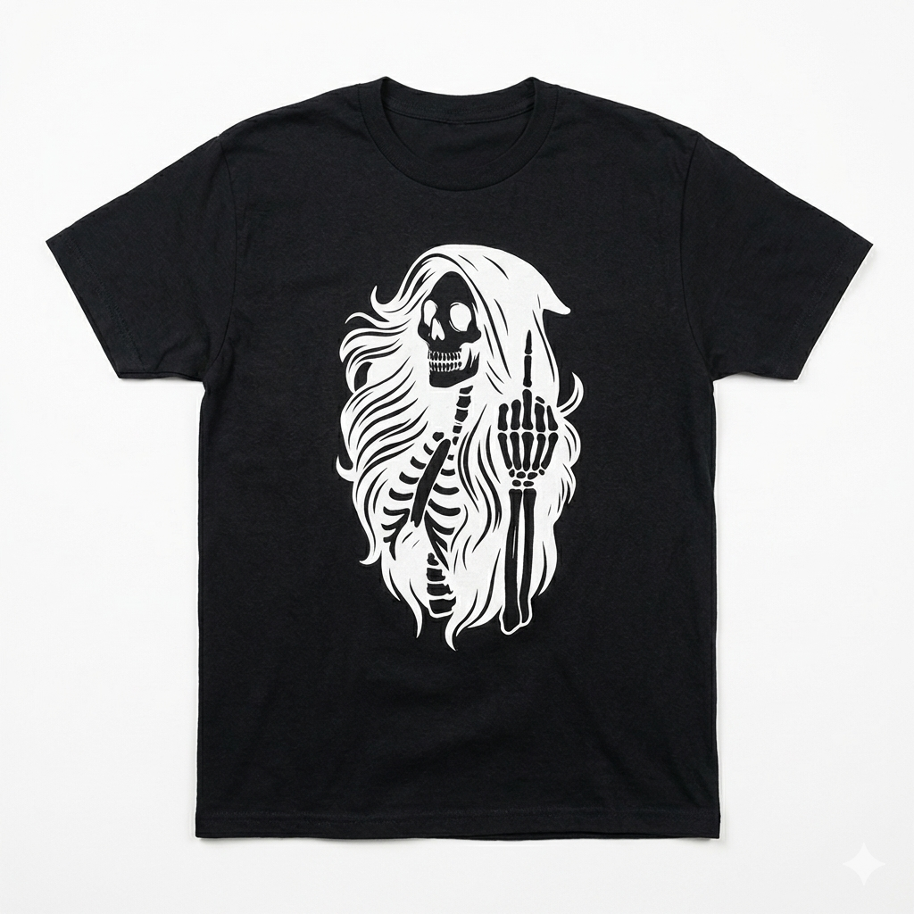 T-Shirt Skelettfrau